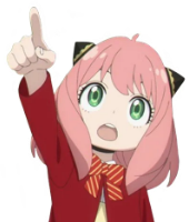 Anya_5 emote for Discord