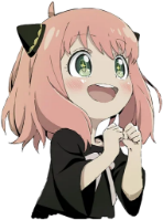 Anya_Delighted emote for Discord