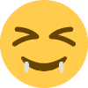 Silly_Fangs_Face emote for Discord
