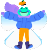SnowAngel emote for Discord