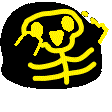 blob_skeleton_dance emote for Discord