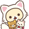 korilakkuma_kitty emote for Discord