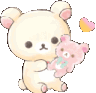 korilakkuma_hug emote for Discord