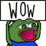 PeepoPogWow emote for Discord