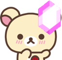 korilakkuma_boost emote for Discord