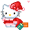 HelloKittySanta emote for Discord