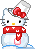 HelloKittySnowman emote for Discord