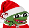 peepoCandyCane emote for Discord