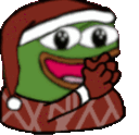 PepeXmasClap emote for Discord