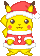 PikachuSanta emote for Discord