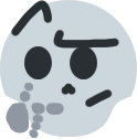 Think_skull emote for Discord