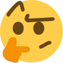Think_again emote for Discord