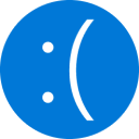 bluescreen_sad emote for Discord