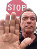 Schwarzenegger_stop emote for Discord