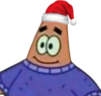 Patrick_Christmas emote for Discord