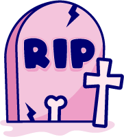 RIP_dead_grave emote for Discord