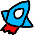 janky_rocket emote for Discord