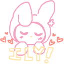 ILY_mymelody emote for Discord