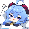Ganyu_sleep emote for Discord