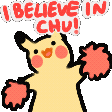 PikaBelieveInChu emote for Discord