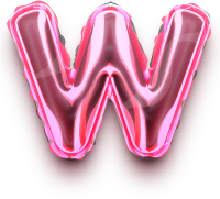 Letter_W_foil_balloon emote for Discord