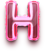 Letter_H_foil_balloon emote for Discord