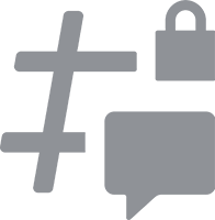 Discord_thread_private_white emote for Discord