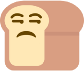 unamusedbread emote for Discord