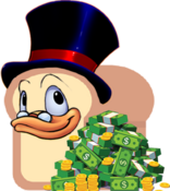 scroogebread emote for Discord