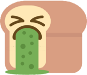 pukebread emote for Discord