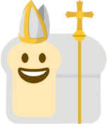 popebread emote for Discord