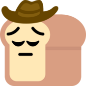 pensivecowboybread emote for Discord