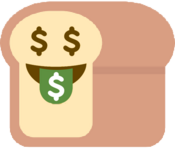 moneybread emote for Discord