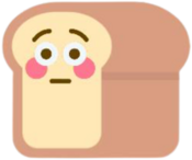 flushedbread emote for Discord