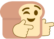fingergunsbread emote for Discord