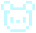 cute_blue_pixel_bear emote for Discord