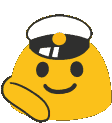 blobsalute emote for Discord