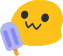 blobpopsiclepurple emote for Discord