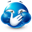 blue_lmao emote for Discord
