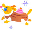 Snowsgiving22_breaddog emote for Discord