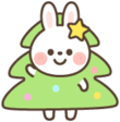 bunny_christmas emote for Discord