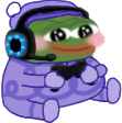 peepoSitGamer emote for Discord