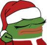 peepoYaasChristmas emote for Discord