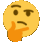 think_cursed emote for Discord