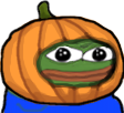 peepoPumpkinSmile emote for Discord
