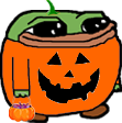 peepoTrickAndTreat emote for Discord
