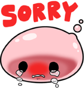 sorryporing emote for Discord