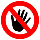 No_Touching emote for Discord