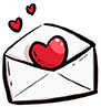 Heart_Envolope emote for Discord
