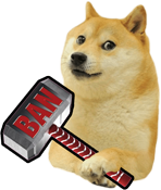 doge_banhammer emote for Discord